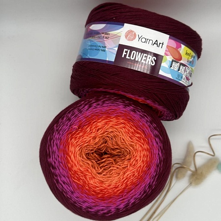 Пряжа Yarn art Flowers 310