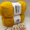 Пряжа Mohair trendy 136 ярко желтый