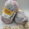 Пряжа Regia Cotton Color Summer Breeze 02479 шлепанцы