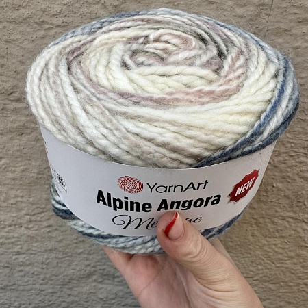 Пряжа Alpine Angora Melange 6408