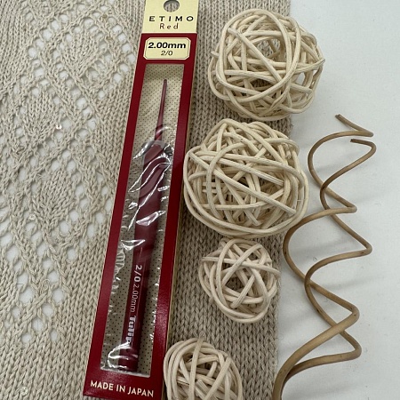 Крючки для вязания Крючок с ручкой ETIMO Red 2,0мм