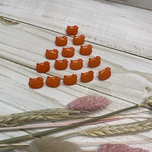 Пуговицы Китти оранжевая