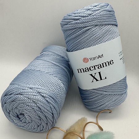 Пряжа Yarn Art Macrame XL 133 голубой