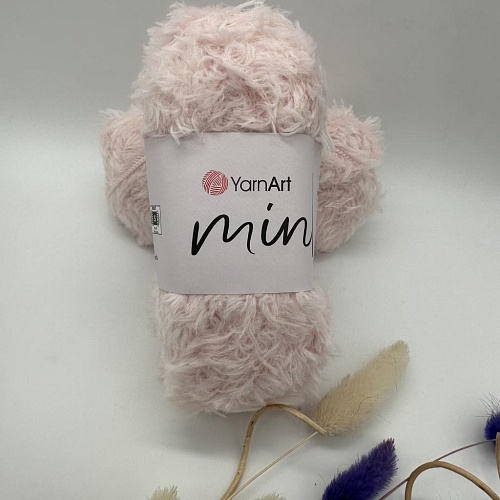 Пряжа Mink 347 св.розовый