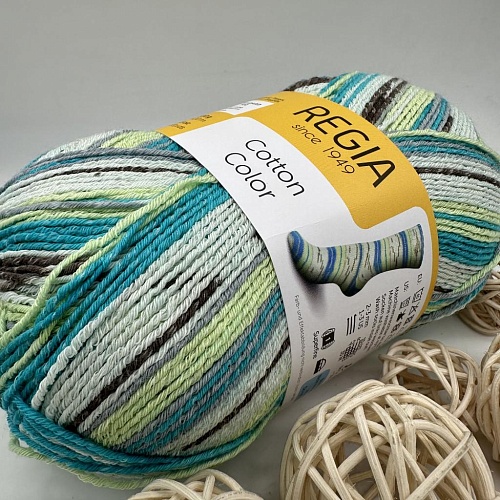 Пряжа Regia Cotton Color 02473 Spring Has Sprung