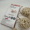 Спицы для вязания Спицы чулочные, гибкие CarryS "Fine Gauge" 2,5/24 см - 6 шт, тросик 5 см - 3 шт, бамбук/пластик