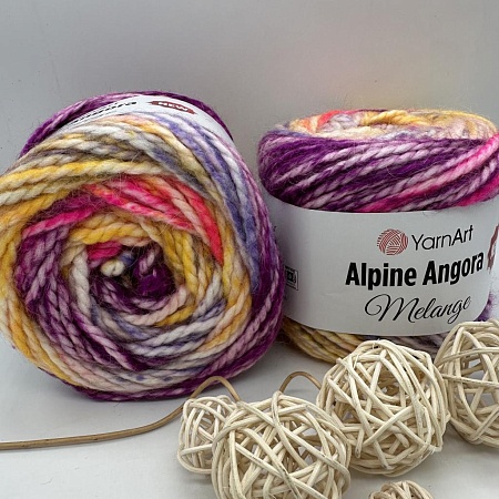 Пряжа Alpine Angora Melange 6414