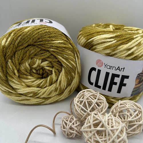 Пряжа Cliff 8316 горчица