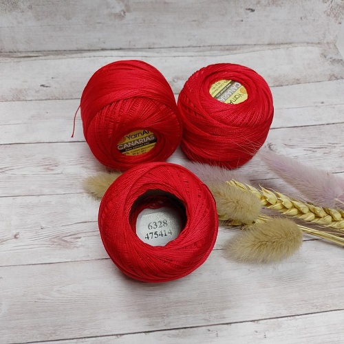 Пряжа Canarias 6328 красный