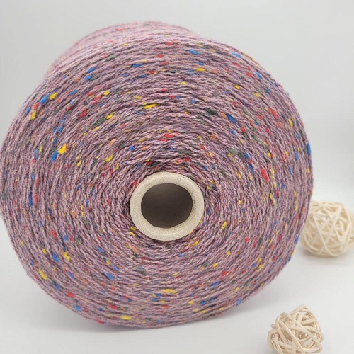 Пряжа в бобинах TweedWool сиреневый