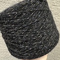 Пряжа в бобинах Planet А4916 nero /Цена за 10 гр