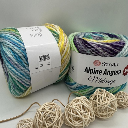 Пряжа Alpine Angora Melange 6406