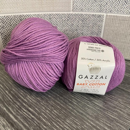 Пряжа Baby Cotton Xl 3414