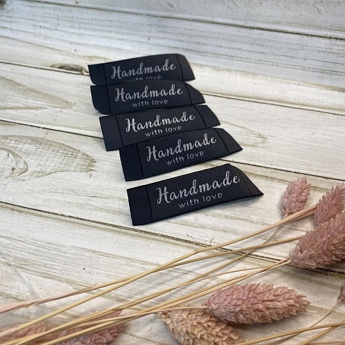 Аксессуары для одежды и обуви Бирки пришивные жаккардовые Hande Made