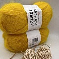 Пряжа Mohair trendy 136 ярко желтый