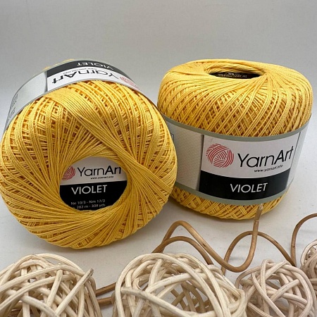 Пряжа YarnArt VIOLET 4653 (жёлтый)