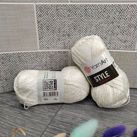 Пряжа Style 653 молочный