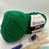 Пряжа YarnArt Jeans 52 зеленый