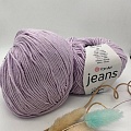 Пряжа YarnArt Jeans 19 сирень-розовый