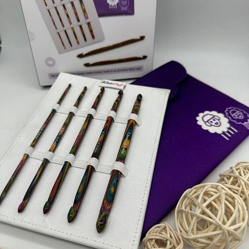 Аксессуары для вязания 20669 Набор двухсторонних деревянных крючков KnitPro Symfonie