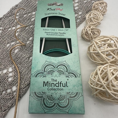 Спицы для вязания 36101 Спицы круговые Mindful 80 cm №5,00