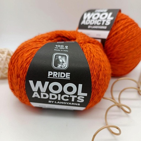 Пряжа PRIDE Wool Addicts 1090.0059 оранж