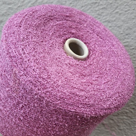 Пряжа в бобинах SG Boucle (хлопок, меринос) ciclamino/ Цена за 10 гр