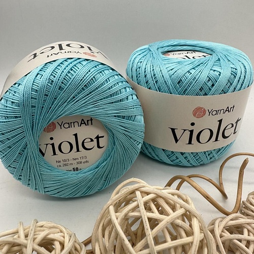 Пряжа YarnArt Violet 5353 св бирюзовый