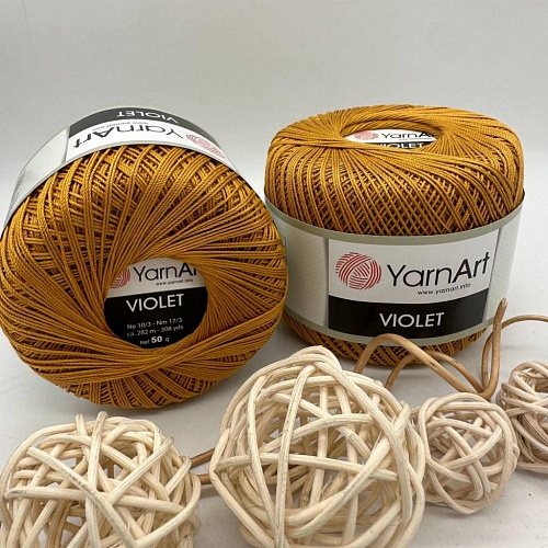 Пряжа YarnArt VIOLET 6340 (тёмн золото)