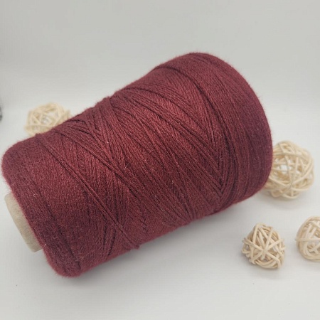 Пряжа в бобинах Avorio 3700 бордо