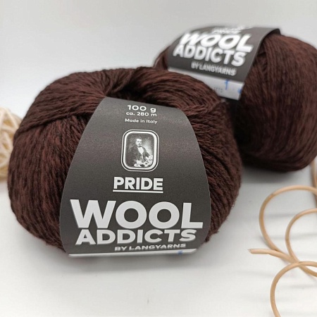 Пряжа PRIDE Wool Addicts 1090.0068 шоколад