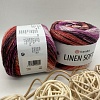 Пряжа Linen Soft лен, вискоза, хлопок 7413 ягодный мусс
