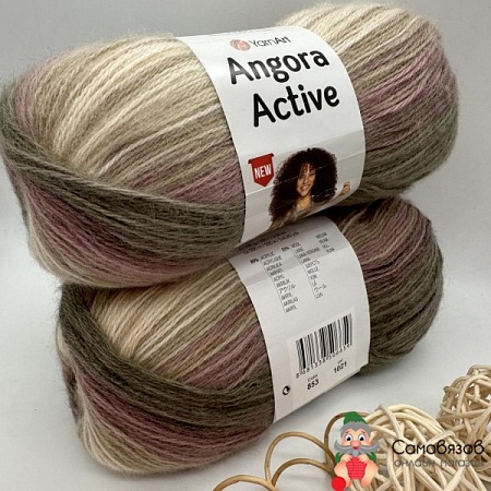 Пряжа Angora Active 853 бежевый
