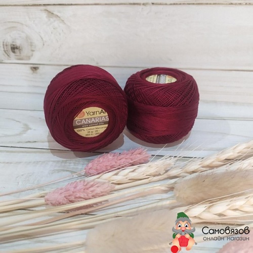 Пряжа Canarias 0112 бордо