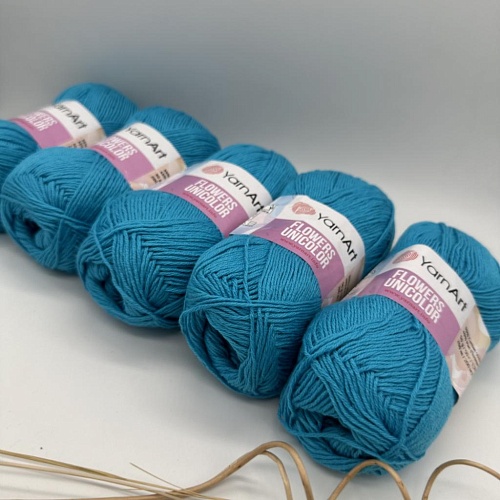 Пряжа Yarn art Flowers UNICOLOR 754