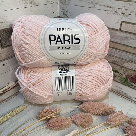 Пряжа PARIS 57 бл.розовый