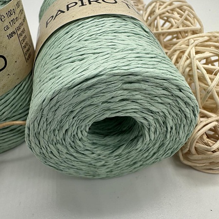 Пряжа Пряжа для вязания рафия крученая Papiro Twisted 1323