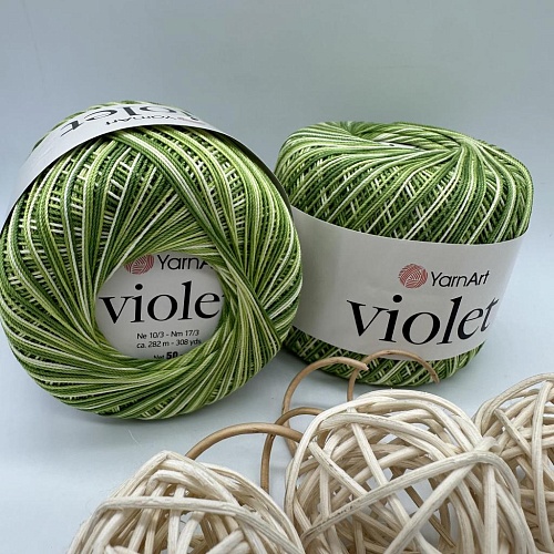 Пряжа Violet print