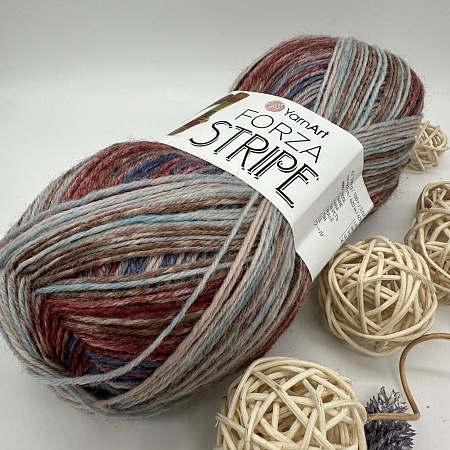Пряжа Yarn Art Forza Stripe 2806