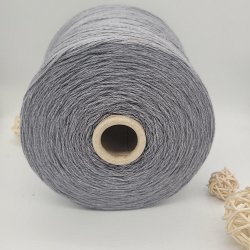 Пряжа в бобинах Silver Plus серо-голубой