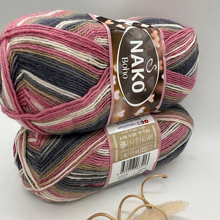 Пряжа Nako Boho 82265