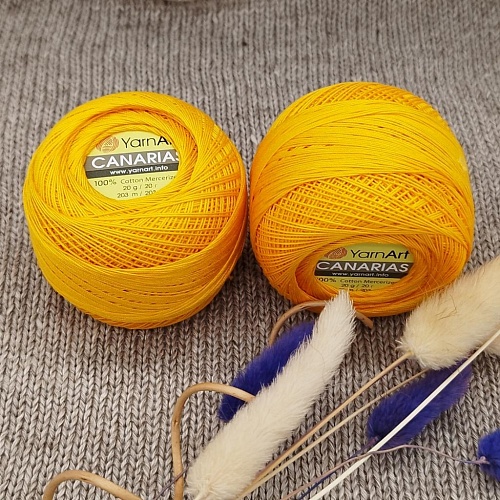 Пряжа Canarias 5307 ярко-жёлтый