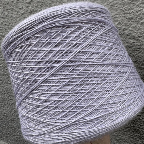 Пряжа в бобинах Calzino 5525 сирень. Цена указана за 10гр