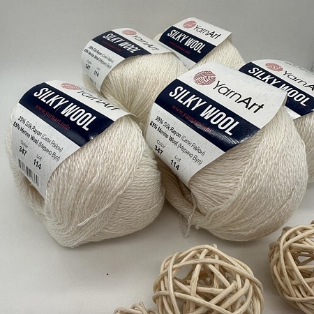 Пряжа Silky Wool 347