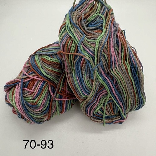 Пряжа в бобинах Arcobaleno (аркобалено) Цвет № 70-93