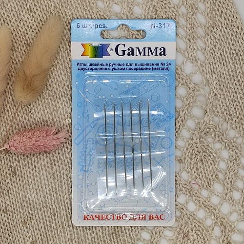 Принадлежности для шитья и рукоделия иглы швейные ручные для вышивания №24