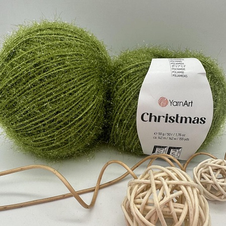 Пряжа YarnArt Christmas 43 зеленый (трава)