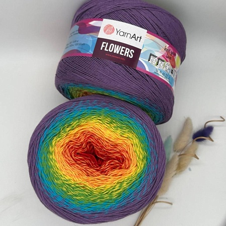 Пряжа YarnArt Flowers 277 радуга