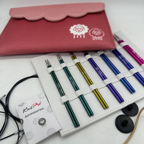 Аксессуары для вязания 47434 Набор съемных металлических спиц KnitPro Zing midi