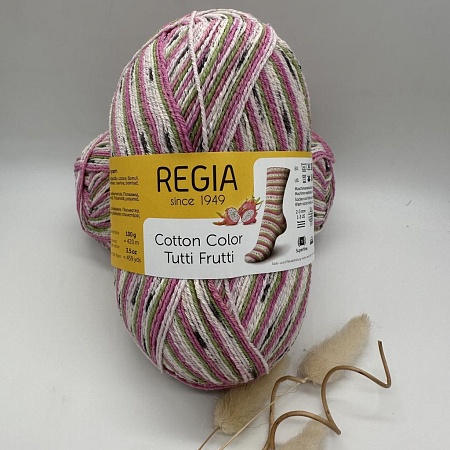 Пряжа Regia Cotton Color 02419 Tutti Frutti